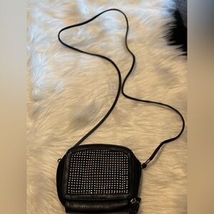 Small Faux Leather Sequin Bag